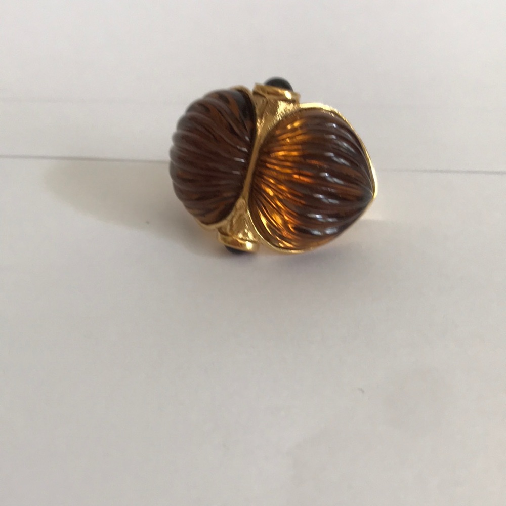 Hutton Wilkinson Double Acorn cocktail ring.